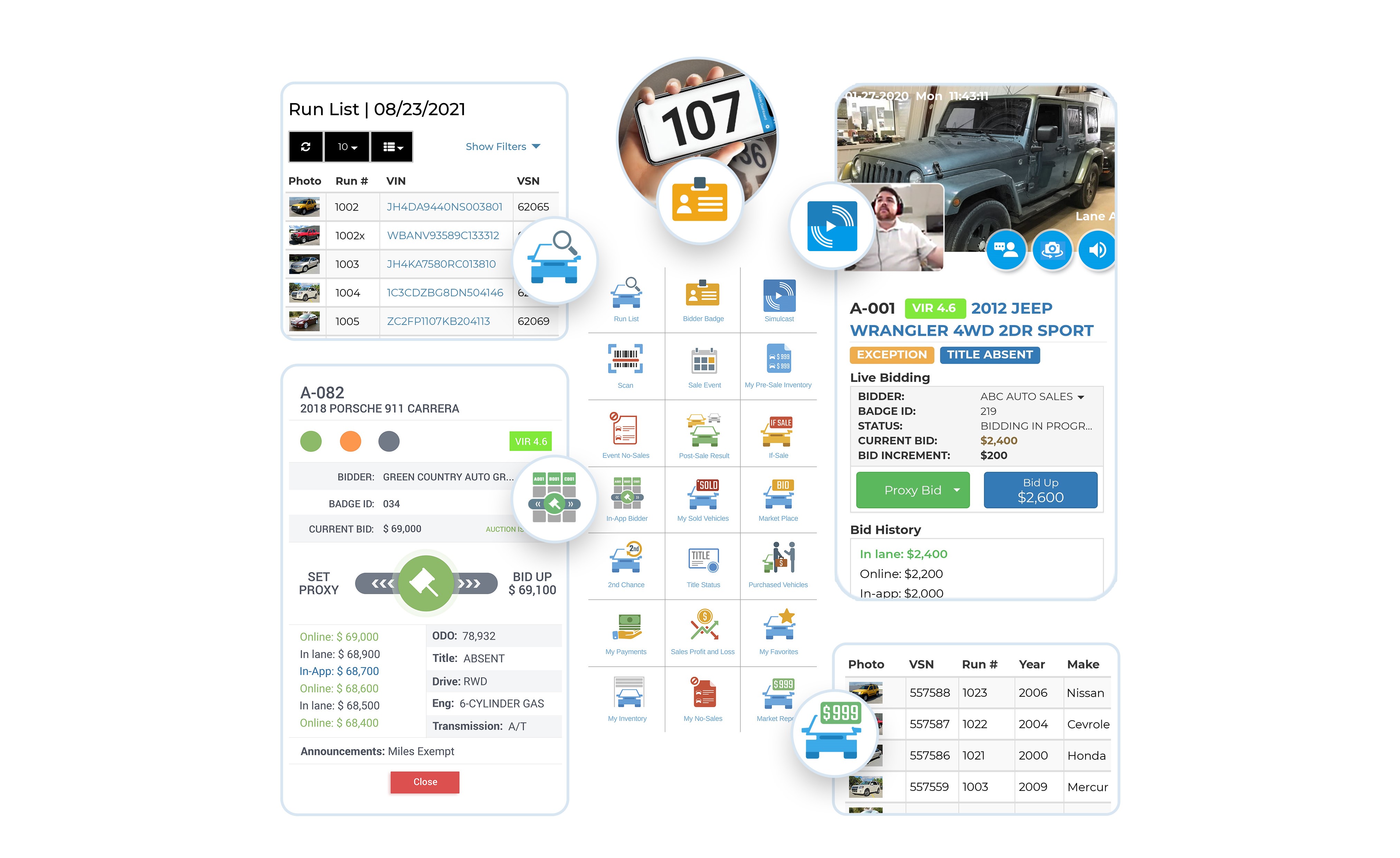 screenshot of Auction Streaming